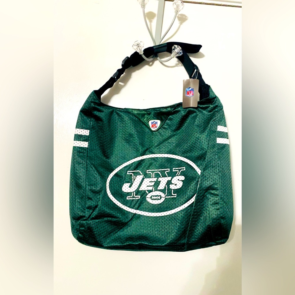 NWT NFL NY JETS Green Jersey Shoulder Bag